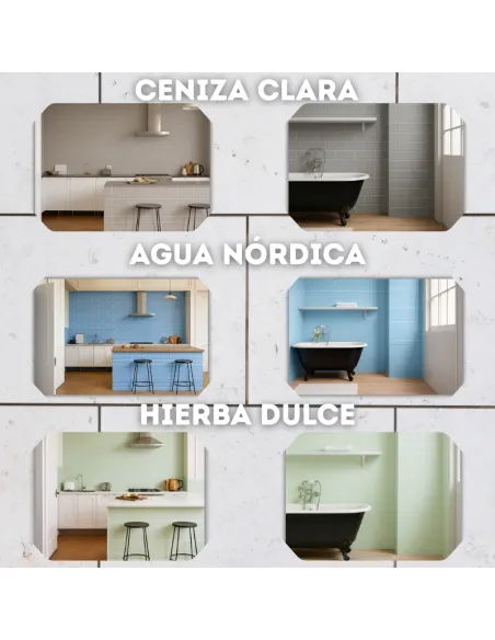 Pintura para Azulejos de Poliuretano MATE 600+150 ml Dos componentes