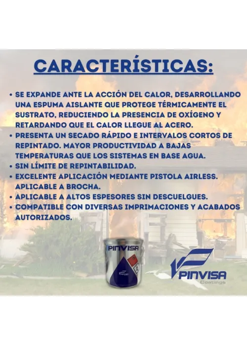 Pintura Intumescente Contra Incendios...