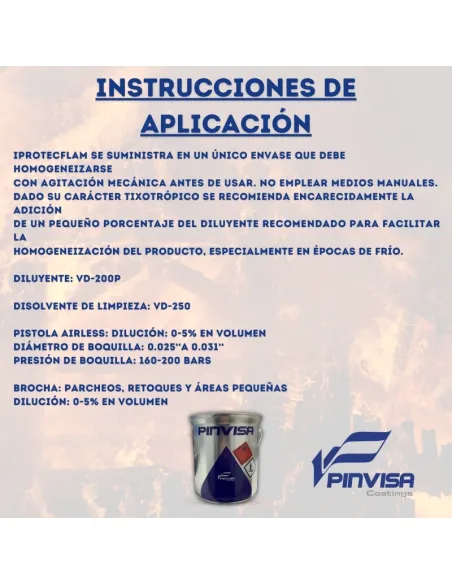 Pintura Intumescente Contra Incendios Resistente al Fuego RF30 | RF60 | RF90 | RF120