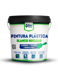 Tinta Plástica Branco Nuclear 14 L Bricosalvaje