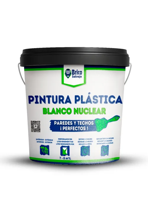 Pintura Plástica Blanco Nuclear 14 L...