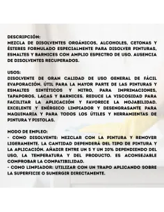 Disolvente Universal STAR-SOLV para Pinturas y Limpieza 2
