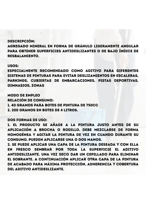 Aditivo Antideslizante para Pinturas