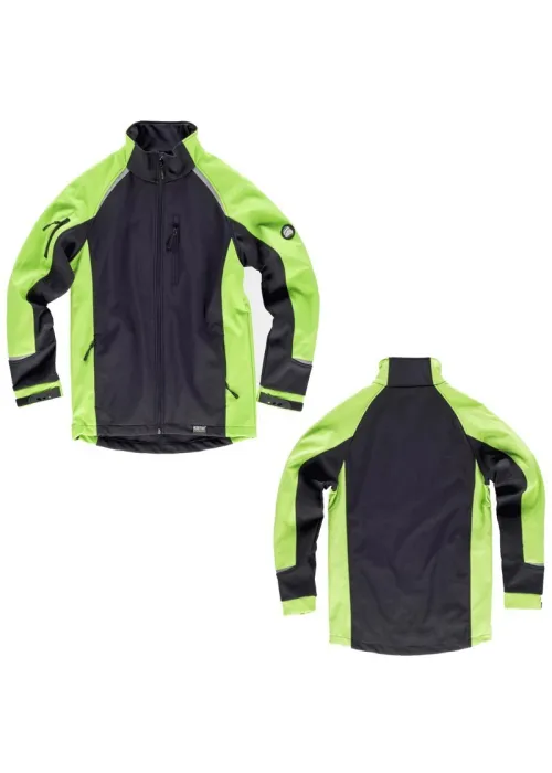 Chaqueta Workshell en Colores Combinados Chaqueta Workshell en Colores Combinados