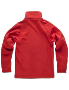 Cazadora forro polar con tejido Workshell negro/marino/rojo S9100 2