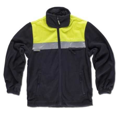 Chaqueta Forro Polar Fluor Alta Visibilidad