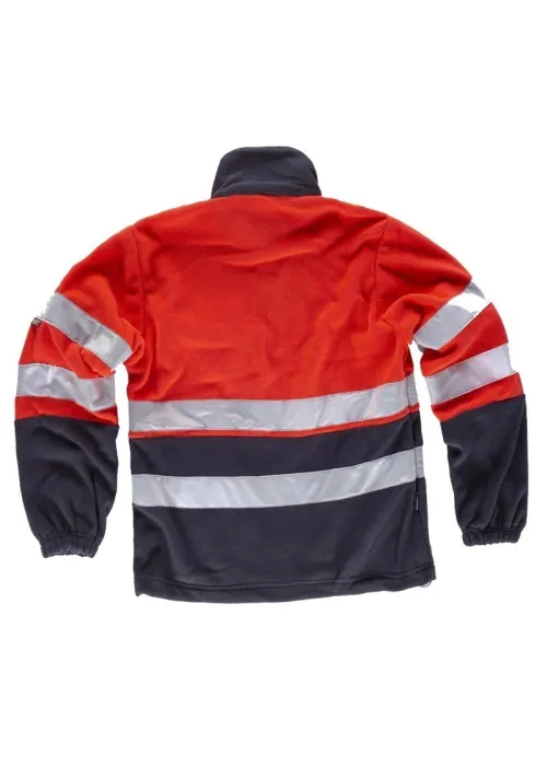 Chaqueta Forro Polar Bicolor Alta Visibilidad Clase 2