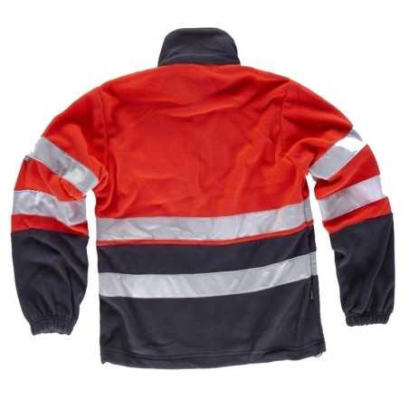 Chaqueta Forro Polar Bicolor Alta Visibilidad Clase 2