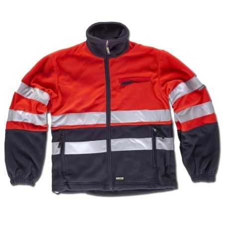 Chaqueta Forro Polar Bicolor Alta Visibilidad Clase 2