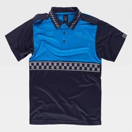 Camiseta Polo Combinado de Manga Corta