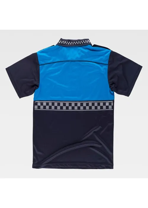 Camiseta Polo Combinado de Manga Corta