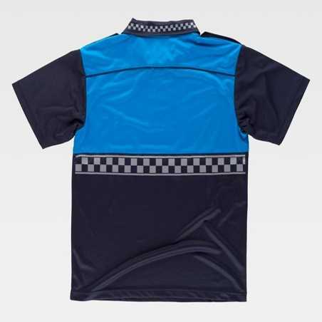 Camiseta Polo Combinado de Manga Corta