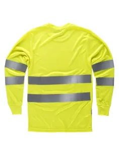 Camiseta Cuello Redondo Manga Larga con Certificado Alta Visibilidad 2