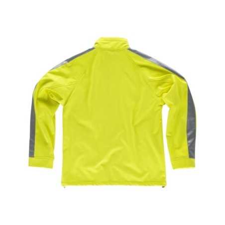 Chaqueta Reflectante de Alta Visibilidad con Tejido Workshell