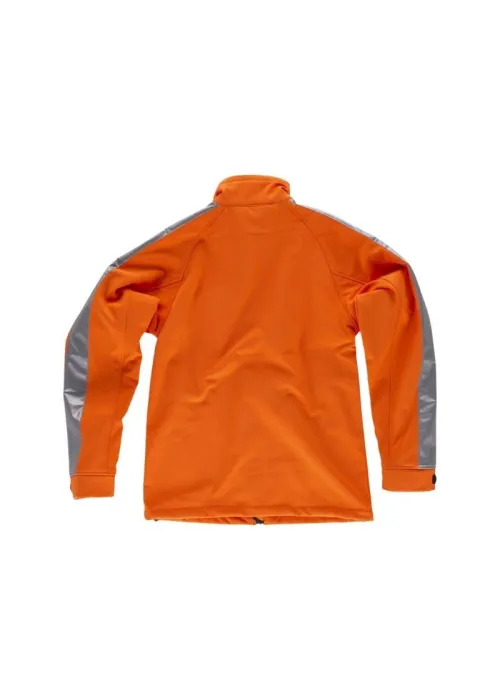 Chaqueta Reflectante de Alta Visibilidad con Tejido Workshell