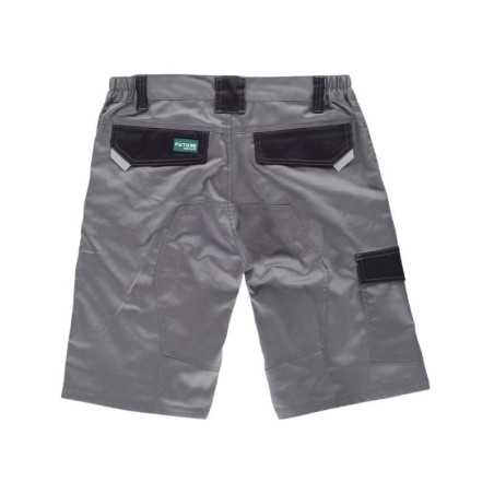 Bermuda Elástica Combinada con Refuerzo en Culera