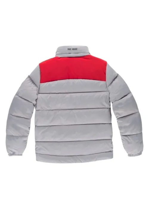 Parka con relleno de plumas y capucha