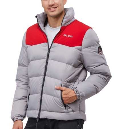 Parka con relleno de plumas y capucha