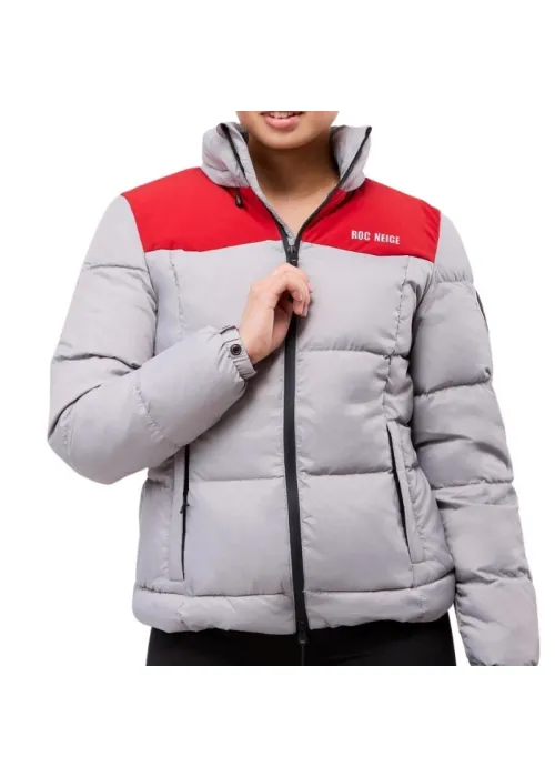 Parka para Mujer con Relleno de Plumas y Capucha