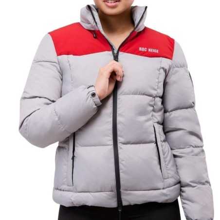 Parka para Mujer con Relleno de Plumas y Capucha