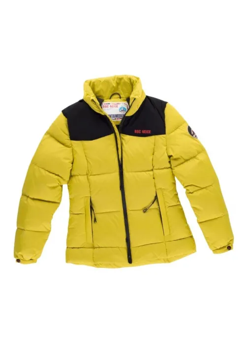 Parka para Mujer con Relleno de Plumas y Capucha