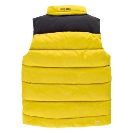 Chaleco con Relleno de Pluma y Capucha