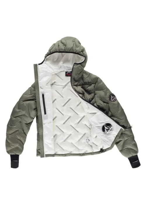 Chaqueta Termosellada Acolchada con Capucha