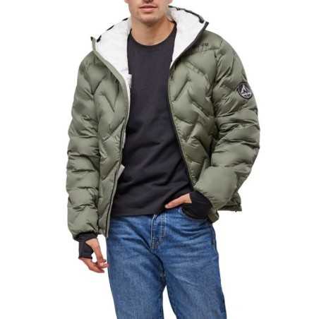 Chaqueta Termosellada Acolchada con Capucha