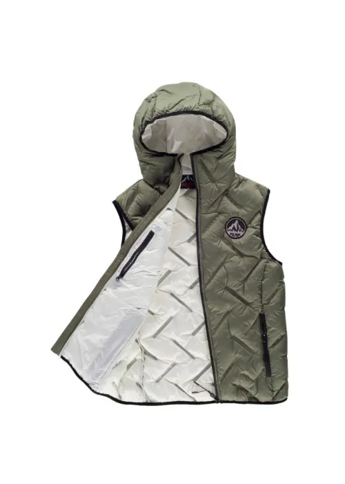 Chaleco Termosellado Acolchado con Capucha