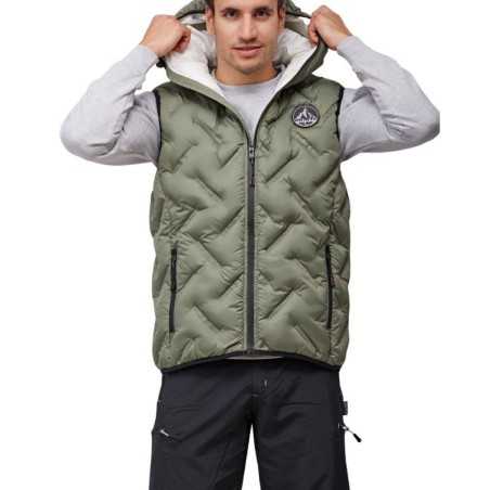 Chaleco Termosellado Acolchado con Capucha