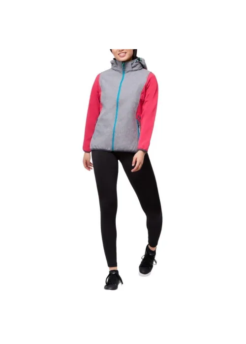 Chaqueta Combinada Con Capucha para Mujer ROC NEIGE Chaqueta Combinada Con Capucha para Mujer ROC NEIGE
