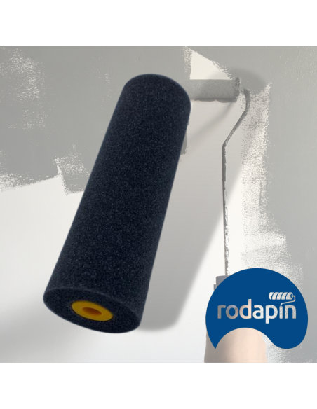 Mini Rodillo Negro de Espuma de Poliuretano para Esmaltes