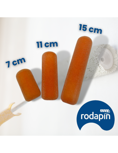 Recambio Mini Rodillo Flocado Redondeado medidas