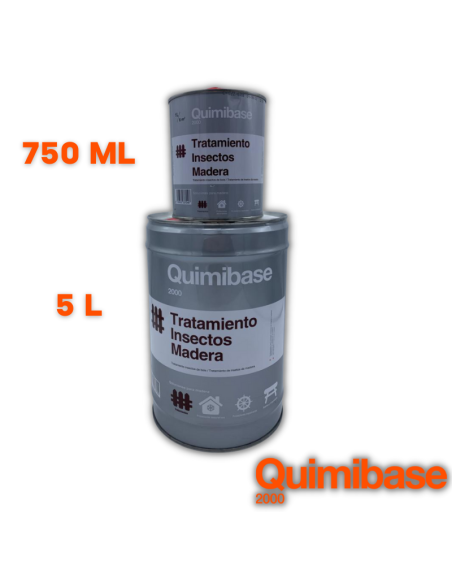 Tratamiento para Carcoma e Insectos para Madera tamaños