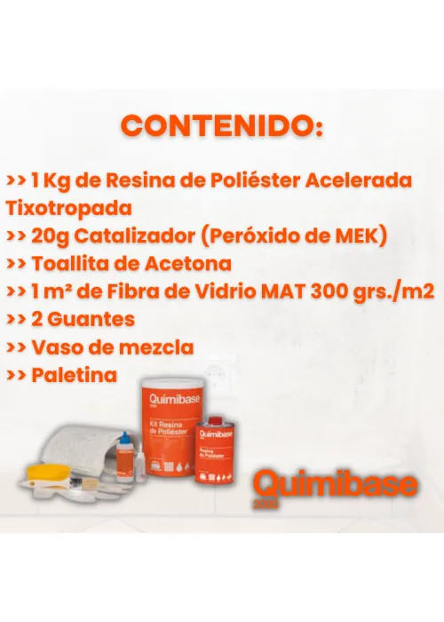 Kit de Resina de Poliéster que trae