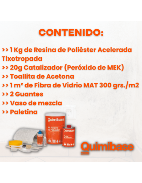 Kit de Resina de Poliéster que trae