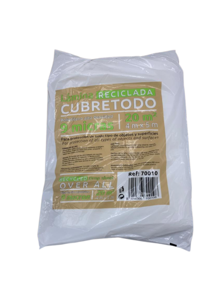 Plástico Reciclado Cubretodo 20 m²