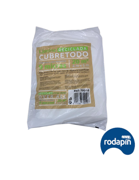 Plástico Reciclado Cubretodo 20 m²