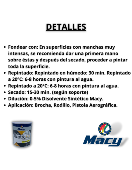 detalles pintura antimanchas