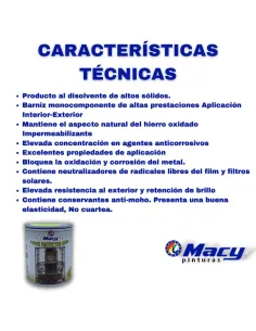 Barniz Protector Oxido 2