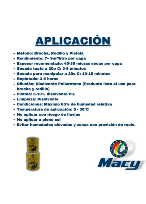 Barniz para Metales aplicación Barniz para Metales aplicación