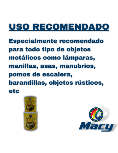 Barniz para Metales uso recomendado