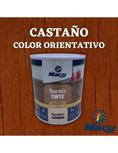 Barniz de Poro Cerrado Satinado Carta de Colores