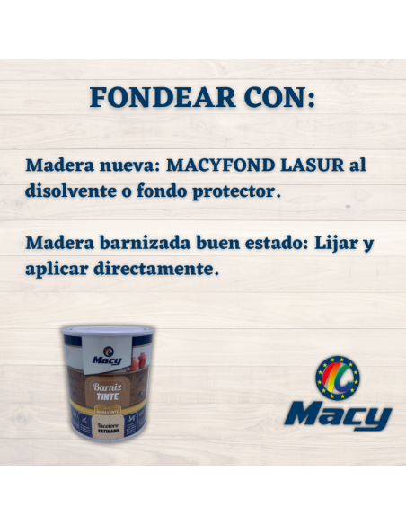 Barniz de Poro Cerrado Satinado Carta de Colores