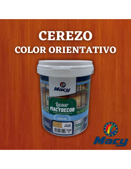 Lasur Satinado Al Agua Carta de Colores