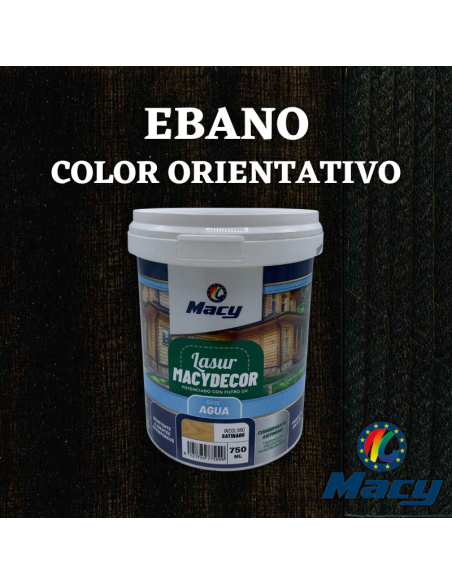 Lasur Satinado Al Agua Carta de Colores