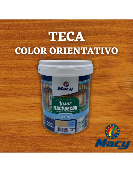 Lasur Mate Al Agua Carta de Colores