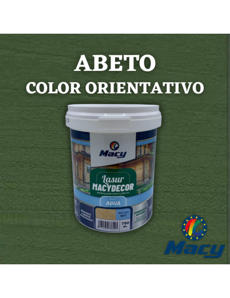 Lasur Mate Al Agua Carta de Colores
