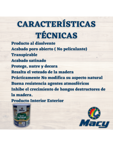 Lasur Mate Al Disolvente Carta de Colores