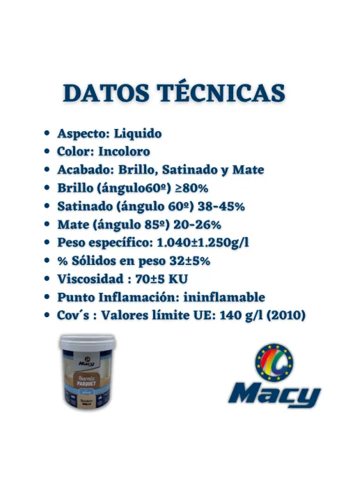 Barniz Parquet Al Agua Brillante